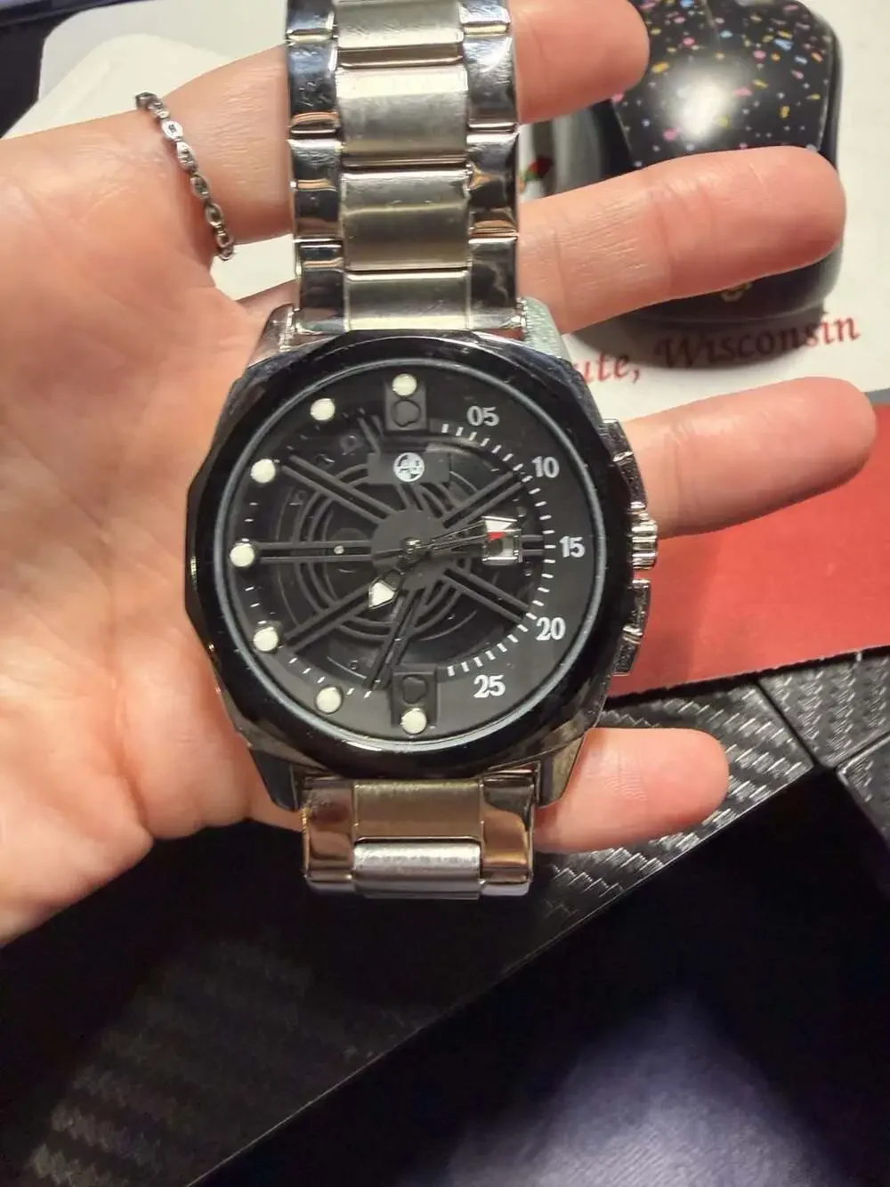Armani Jeans AJ Men's Stainless Steel Analog Watch